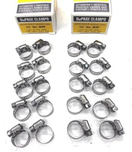 Hose Clamp - Size 4 - 7/32" to 5/8" (2 boxes) =20 total clamps DuPage USA - Picture 1 of 2