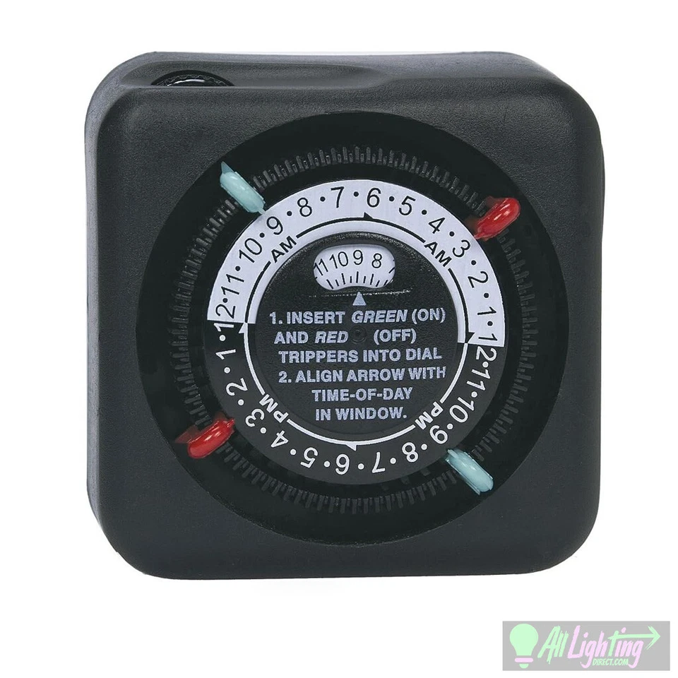 Intermatic (TN111RM) 24 Hour Analog Landscape Lighting Timer- 2 sets of trippers - Image 1 of 1