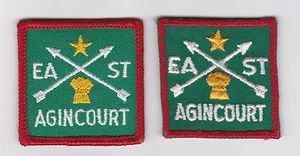 SCOUT OF CANADA - CANADIAN SCOUTS ONTARIO (ONT) EAST AGINCOURT DISTRICT Patch - Picture 1 of 1