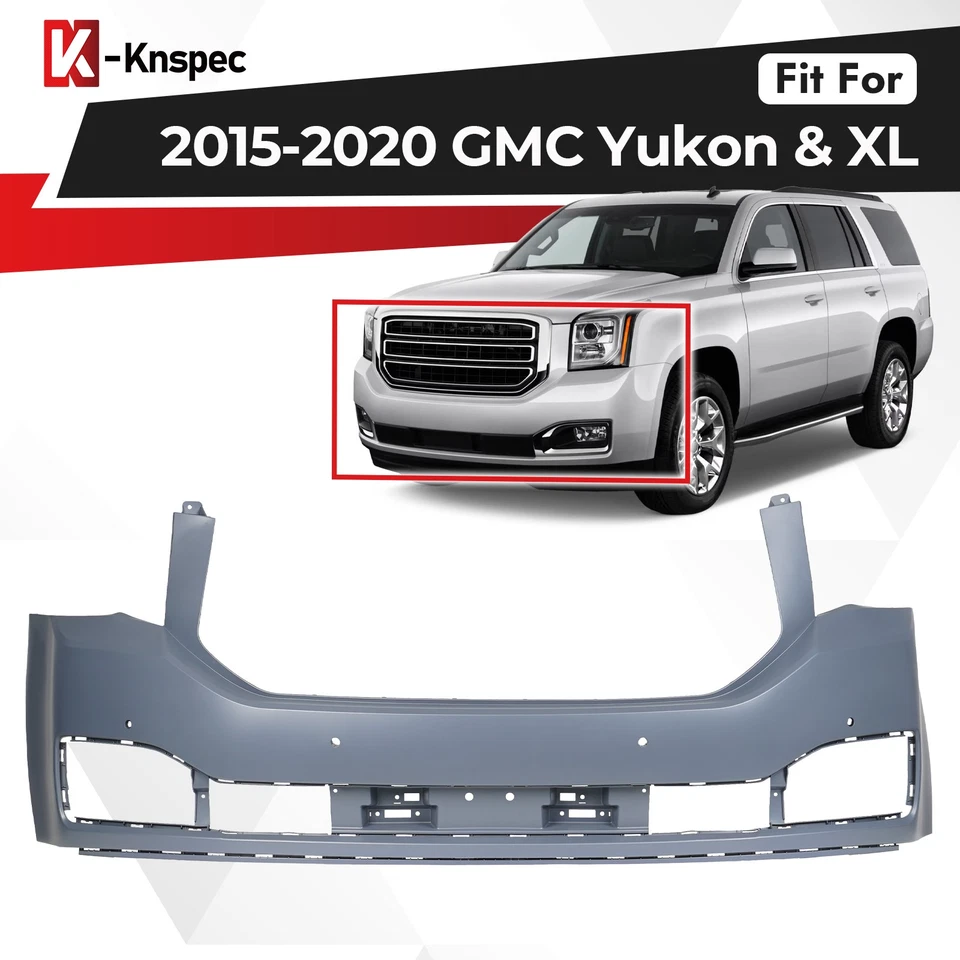 Fit For 2015-2020 GMC Yukon and GMC Yukon XL New Front Bumper Cover Fascia Foto 1 de 4