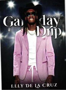 2025 TOPPS GAME DAY DRIP ELLY DE LA CRUZ CARTA DA BASEBALL #GD-7 - Foto 1 di 2