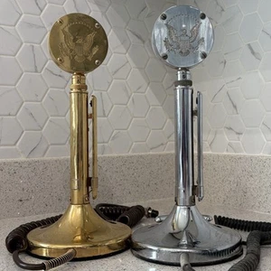 Set Of Astatic Golden and Silver Eagle Microphones, D-104 As-Is - Zdjęcie 1 z 21