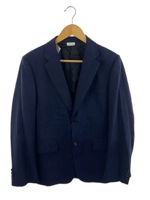 Chaqueta a medida COMME des GARCONS HOMME DEUX 25SS M lana NVY rayas DO J025 Foto 1 de 4