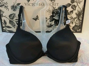 Victoria Secret Body by Victoria Push-Up Smooth Bra 32D Black (60213) - Picture 1 of 9