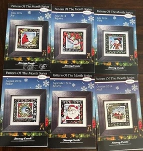 SET OF 6 STONEY CREEKS 2014 PATTERN OF THE MONTH SERIES - Picture 1 of 2