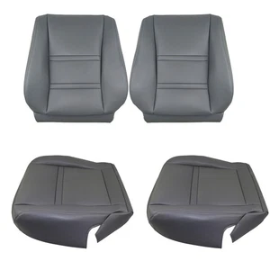 For Toyota Land Cruiser 1990-1997 4PCS Front Driver & Passenger Seat Covers Gray - Picture 1 of 13