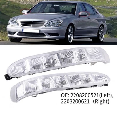 Couple Mirror Flashlight Left Right For Benz W220 W215 CL S Class 2003-2005 - Image 1 of 4
