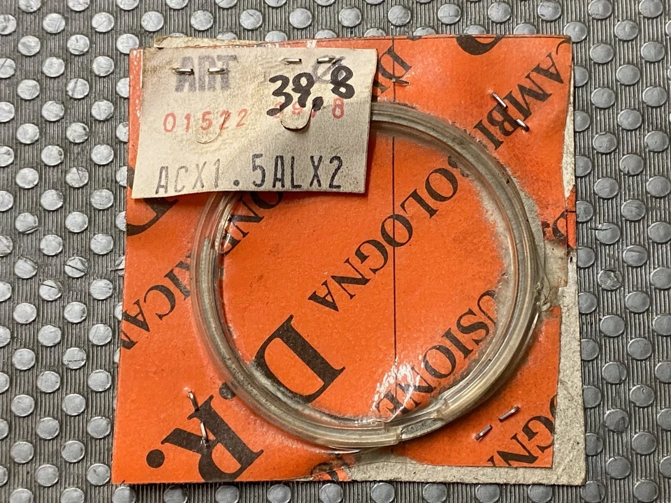 SERIE SEGMENTI FASCE ELASTICHE   1 - 39,8 X 2/L  -  1 - 1,5  CICLOMOTORI - Immagine 1 di 1