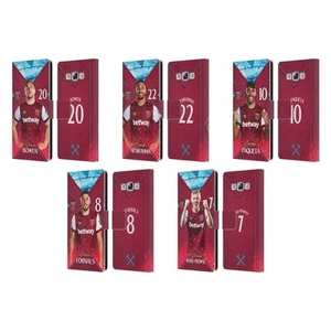 WEST HAM UNITED FC 2023/24 FIRST TEAM LEATHER BOOK CASE FOR SAMSUNG PHONES 3 - Picture 1 of 11