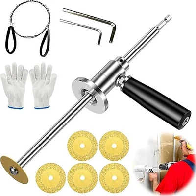 GOTRAYS Innenrohrschneider für PVC-, ABS- und Kunststoffrohre mit verstellbarem Tiefenme