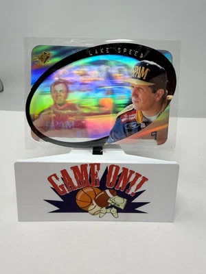 1996 Uper Deck SPX NASCAR Lake Speed Holoview Die-Cut Card #9 - Image 1 of 2