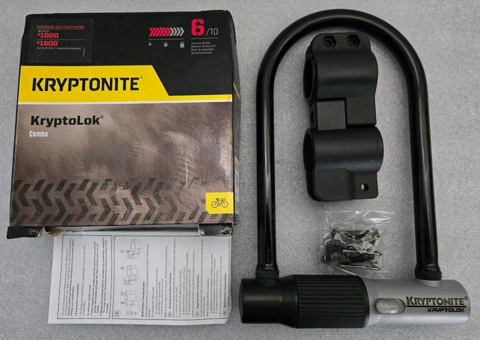 KryptoLok Combo U Lock - Image 1 of 2