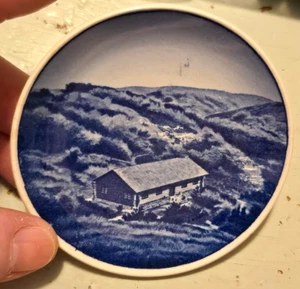 Royal Copenhagen - Denmark - Rebild Bakker - Miniatur Teller - 3 1/8 Zoll Durchmesser - Bild 1 von 3