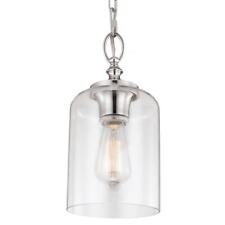 Feiss Hounslow 1 Light 7 inch Pendant Polished Nickel Soft White Glass, P1310PN