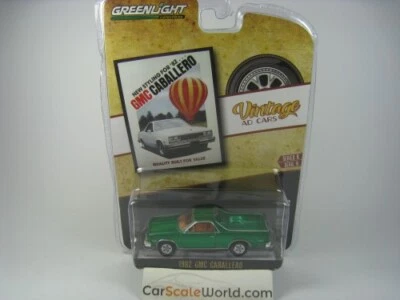 GMC CABALLERO 1982 1/64 GREENLIGHT (CHASE VERSION) - Imagen 1 de 3