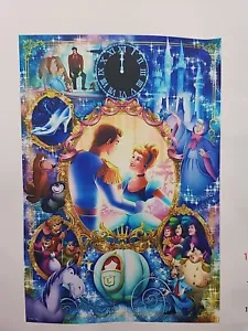 Disney Princes Cinderella And Prince 11ct Stamped Cross Stitch Kit 50x70cm - Picture 1 of 6
