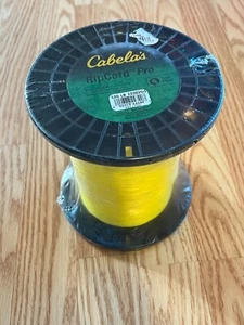 Cabelas RipCord Pro Braided Fishing Line 130LB 1200YDS Yellow - Picture 1 of 2