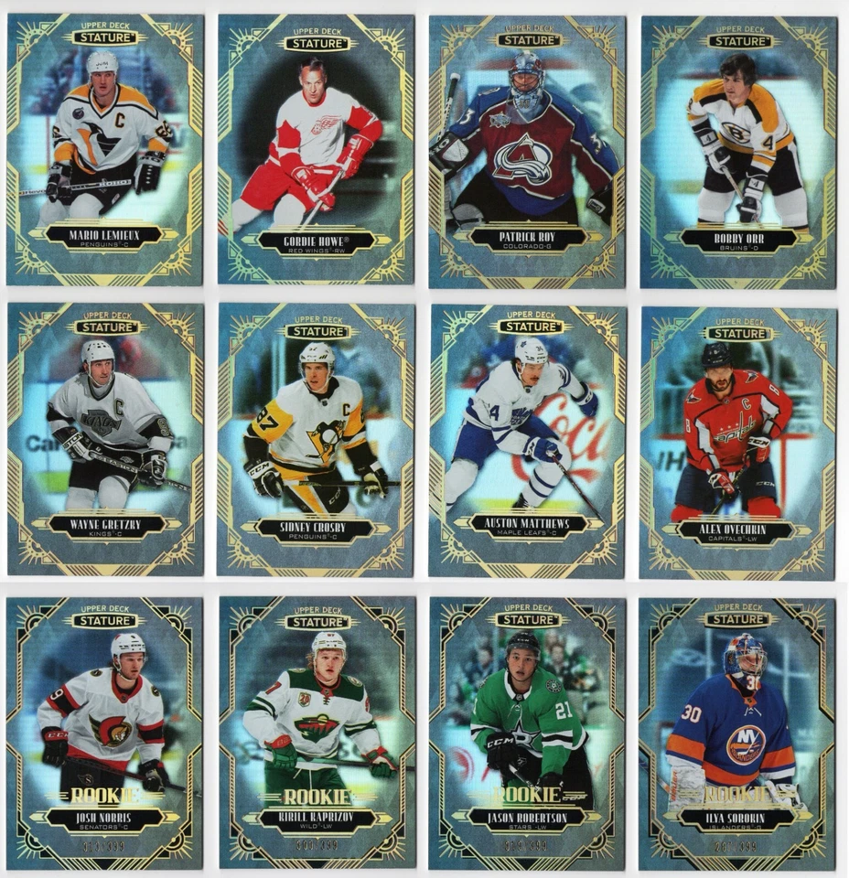 2020-21 Upper Deck Stature Base set Veterans, Legends & Rookies #/399 Pick List - Image 1 of 1