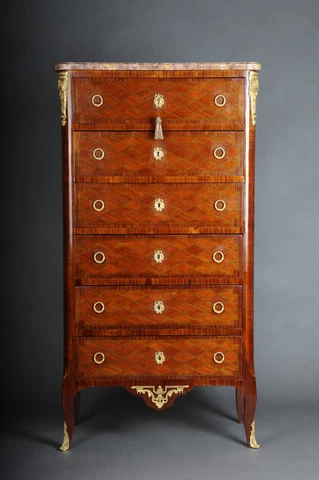 Beautiful High Dresser Des 19. Century / Chiffoniere,Louis XVI /Transition Cover