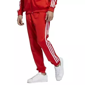 Adidas Originals Adicolor 3-Stripes Track Pantalones Sport Pantalón Chándal Rojo - Imagen 1 de 3
