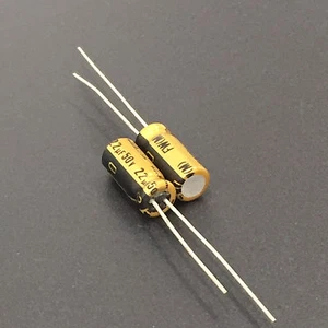 Condensador de audio HiFi de alta calidad 10 piezas 22uF 50V 5x11 mm Nichicon FW 50V22uF - Imagen 1 de 2