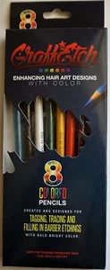 Graff Etch Barber Pencils GraffEtch waterproof sale Free Sharpener - Picture 1 of 9