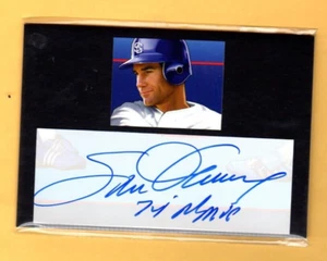 STEVE GARVEY CUT AUTOGRAPH CARD SPI CERTIFIED - Picture 1 of 3