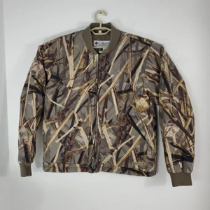 Columbia Mens Delta Hunter DH Marsh Camo Jacket Hunting Size Medium EUC - Picture 1 of 6