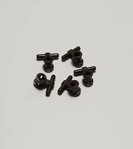 5x Lego® NEU Technic Pneumatic Druckluftschlauch 99021/53895 dunkelbraun Achse - Bild 1 von 2