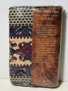 Vtg NOS 90s Charter Club Izmir Mosaic 2 Standard Pillowcase No Iron Percale - Picture 1 of 4