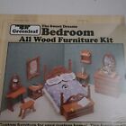 New Greenleaf Dollhouse Furniture Kit The Sweet Dreams Bedroom All Wood #7201