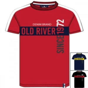 Kinder T-Shrt Old River Kurzarm Sommer Oberteil Junge Shirt