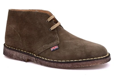 SAFARI NATURAL 87000 CARIBU Scarpe Tipo Clark Polacco Camoscio Uomo Fango Marron