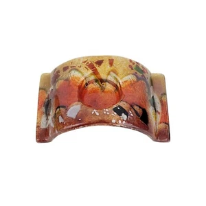 Mixaha Artistic Art Glass Candle / T-Light Holder - Made In Greece - Imagen 1 de 5