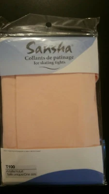 Pink Sansha over the boot skating tights (T100) - Adult one size