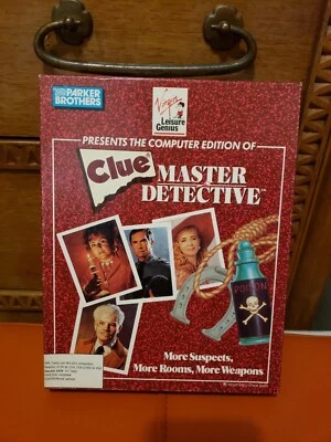 Vintage 1989 CLUE: MASTER DETECTIVE by Virgin PC IBM/Tandy 3.5" Disk - Image 1 of 4