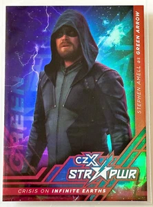 Stephen Amell Green Arrow S01 STR PWR, Cryptozoic CZX Crisis on Infinite Earths - Bild 1 von 2