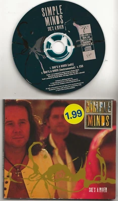 SIMPLE MINDS SHE'S A RIVER 3-TRACK UK CD  SINGLE IN DIGIPAK, BRAND NEW - Image 1 of 2