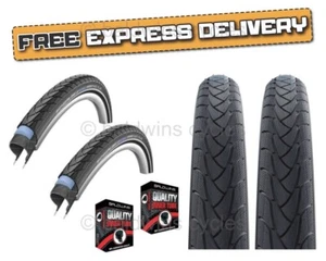 Schwalbe MARATHON PLUS 700 x 32c Puncture Protected Road Bike TYRE s TUBE s - Picture 1 of 16