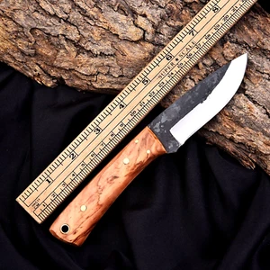 Carbon Steel Fixed Blade Skinning Knife Full Tang Hunting Knife Survival 2923 - Picture 1 of 4