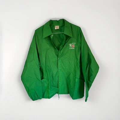 BSA Green Nylon Lightweight Jacket Adult X-Large Order of Arrow 75 1990 CR-142 - Image 1 of 4