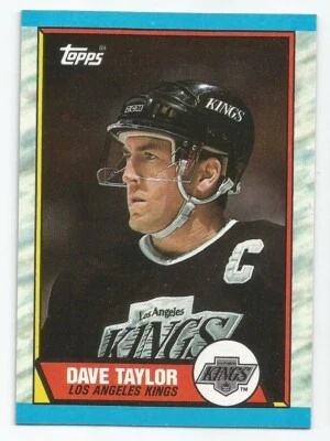 DAVE TAYLOR 1989-90 TOPPS CARD MINT CONDITION LOS ANGELES KINGS - Image 1 of 2