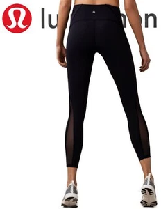 Pantalone LULULEMON tg 4 Train Times 7/8 25" colore nero INDOSSATO 1x - Foto 1 di 10