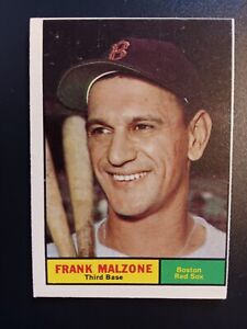 SET BREAK 1961 Topps Vintage Baseball EX #445 Frank Malzone Boston Red Sox 