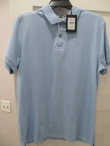 DKNY Herren Skyfall blau Poloshirt M Kurzarm Pullover neu mit Etikett UVP $ 69,50 - Bild 1 von 4