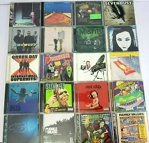Rock Various Artist CD Lot Everclear Puddle of Mudd Greenday SEE DESCRIPTION - Foto 1 di 9