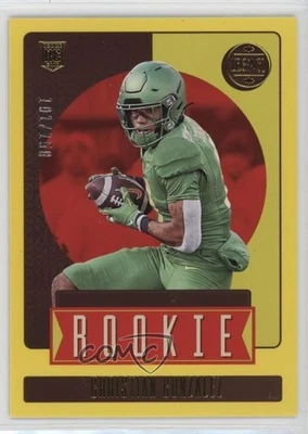 2023 Panini Legacy Rookies Yellow /150 Christian Gonzalez #190 Rookie RC - Image 1 of 2