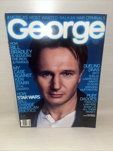 George Magazine June 1999 - Liam Neeson Cover - Picture 1 of 4