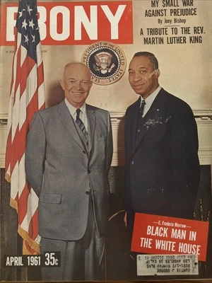 Ebony Magazine - April 1961 E Frederic Morrow In White House + MLK Tribute Foto 1 de 4