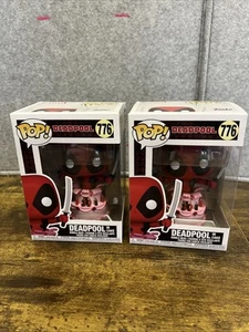 2 X Funko Pop! Vinilo: Marvel - Deadpool in Cake #776 - Imagen 1 de 7